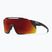 Слънчеви очила Smith Attack MAG MTB матово черно/хромапово червено огледало