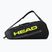 Чанта за тенис HEAD Base M черна/жълта 261413