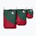 Комплект органайзери Ticket To The Moon Travel Cube Set 3 бр. burgundy/dark green