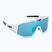 Bliz Vision S3 матово бяло/димово синьо мулти очила за велосипед