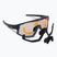 Bliz Vision Nano Optics Nordic Light S2 матово черно/светло коралово/оранжево синьо мулти очила за велосипед