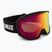 Скиорски очила Bliz Spark black/brown&red