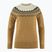 Дамски пуловер Fjällräven Övik Knit Switer buckwheat brown/chalk white