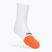 Чорапи за колоездене POC Flair Mid hydrogen white/zink orange