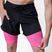 Мъжки къси панталони за бягане X-Bionic Efektor 2in1 x black/neo pink