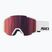 Скиорскa маска SCOTT Shield white/amp red chrome