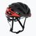 Матова черна яркочервена велосипедна каска Giro Agilis