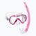 Детски комплект за шнорхелинг Mares Combo Seahorse pink/clear