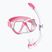 Комплект за шнорхелинг Mares Combo Wahoo Neon pink/white/clear