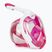 Mаска за цяло лице за шнорхелинг SEAC Magica white/pink