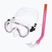 Комплект за шнорхелинг за деца SEAC Marina Bis Set pink