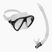 Комплект за гмуркане с шнорхел Cressi Ocean mask + Gamma snorkel clear/black DM1000115