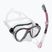 Комплект за гмуркане Cressi Big Eyes Evolution + Alpha Ultra Dry black/pink