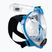 Целолицева маска за гмуркане Cressi Baron синя/безцветна XDT020020