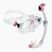 Комплект за гмуркане Cressi Marea + Seal Dry Jr clear/pink