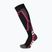Детски скиорски чорапи Mico Medium Weight Warm Control Ski nero/fucsia
