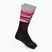 Дамски скиорски чорапи Mico Light Weight Superthermo Natural Merino Ski nero/fucsia fluorescente