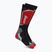 Детски скиорски чорапи Nordica Tech Junior black/ red/ white