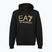 Мъжки суитшърт EA7 Emporio Armani Train Logo Series Big Logo Hoodie black