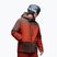 Мъжко скиорско яке Oakley Canopy Pro Insulated dark umber/flame red