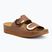 Дамски чехли Scholl Montery 2 Straps Ad Med cognac