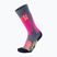Дамски чорапи UYN Ski All Mountain medium gray melange/pink