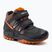 Geox New Savage Abx юношески обувки черно/тъмно оранжево