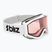 Детски скиорски очила Bliz Liner Jr matte white/pink