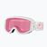 Детски скиорски очила Bliz Pixie Jr matte white/pink