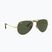 Слънчеви очила Ray-Ban Aviator Metal II gold arista/green g-15
