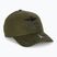 Мъжки Aeronautica Militare Релефна бродерия военна зелена бейзболна шапка