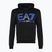 Мъжки EA7 Emporio Armani Train Logo Series Oversize Hoodie с лого Coft black