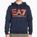 Мъжки суитшърт EA7 Emporio Armani Train Logo Series Oversize Logo Hoodie Coft navy blue