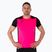Мъжка тениска за бягане Joma Record II fluor розово/черно