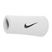 Nike Swoosh двойно широки ленти за китки бели NNN05-101