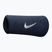 Nike Swoosh двойно широки ленти за китки 2 бр. обсидиан/бяло