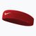 Лента за глава Nike Swoosh varsity red/ white