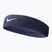 Лента за глава Nike Swoosh obsidian/white