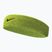 Лента за глава Nike Swoosh atomic green/black