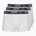 Мъжки боксерки Nike Everyday Cotton Stretch Trunk 3 чифта бели