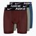 Мъжки боксерки Nike Dri-Fit Essential Micro Boxer Brief 3 чифта grey/court blue/dark red