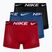 Мъжки боксерки Nike Dri-Fit Essential Micro Trunk 3 чифта черни/червени/сини