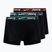 Мъжки боксерки Nike Everyday Cotton Stretch Trunk 3 чифта black/red/aquarius blue/stadium green