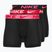 Мъжки боксерки Nike Dri-Fit Essential Micro Boxer Brief 3 чифта black hyper pink/uni red/black high shine wb
