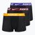 Мъжки боксерки Nike Dri-Fit Essential Micro Trunk 3 чифта black university gold/deep night/dark team red wb