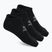 Мъжки чорапи SKECHERS микрофибър без плюш невидими 3 чифта black/white
