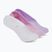 Дамски чорапи SKECHERS Non Terry No Show Liner 3 чифта white/purple