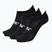 Мъжки чорапи SKECHERS Microfiber Non Terry No Show 3 чифта black/white