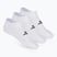 Мъжки чорапи SKECHERS Microfibre Non Terry No Show 3 чифта white traditional