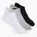Мъжки чорапи SKECHERS Extended Terry Low Cut 3 чифта white/black